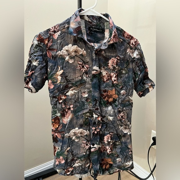 Bershka cotton short sleeves shirt - Picture 1 of 2